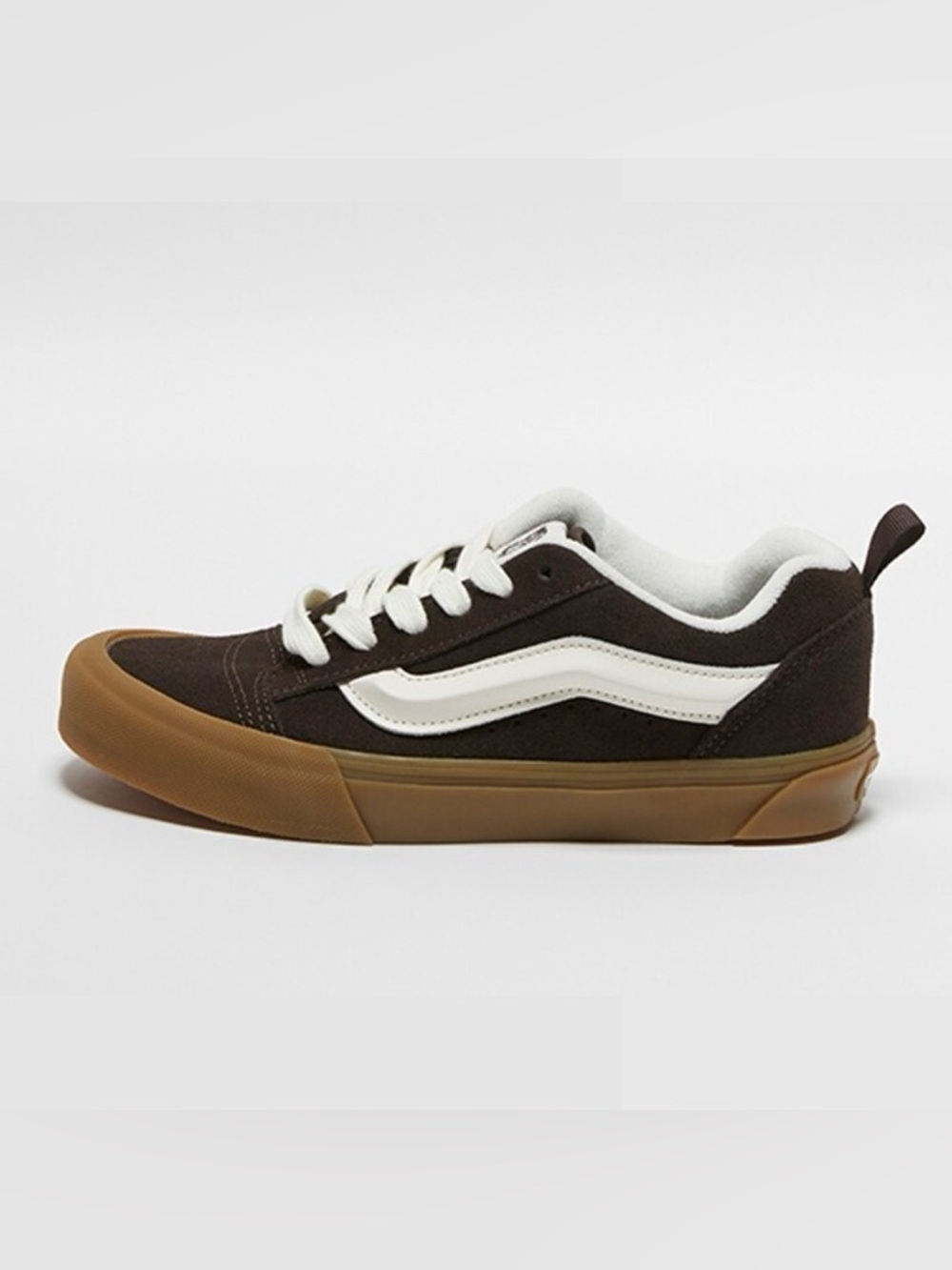 🆕 Vans Knu Skool Turkish Coffee Brown Gum Sole Sneakers NWT Men’s 6 Women’s 7.5 - Picture 2 of 9